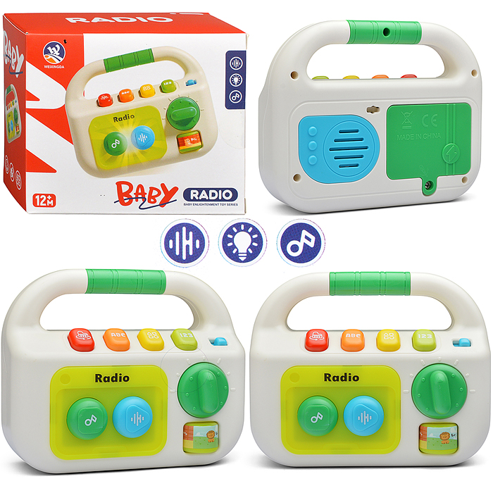 Игрушка развивающая 909-2512 "Музыкальное радио" в коробке