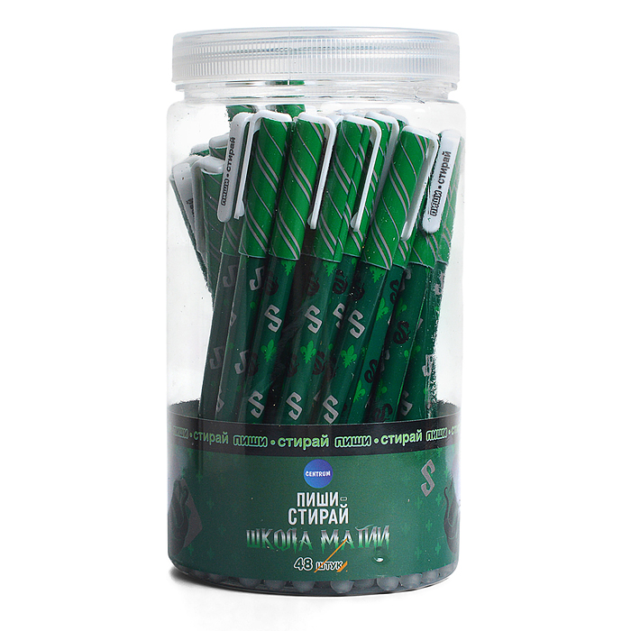 Фото к товару Ручка гелевая со стираемыми чернилами "Школа магии" цвет чернил синий, 0,5 мм, в друме Ручка гелевая со стираемыми чернилами "Школа магии" цвет чернил синий, 0,5 мм, в друме