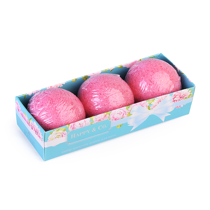 Набор шипучей соли для ванн 180г "Happy&Co" ВС 25 Набор шипучей соли для ванн 180г "Happy&Co" ВС 25