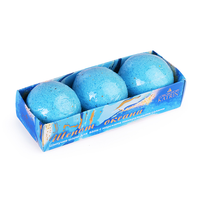 Набор шипучей соли для ванн 180г "Шёпот океана" ВС 25 Набор шипучей соли для ванн 180г "Шёпот океана" ВС 25