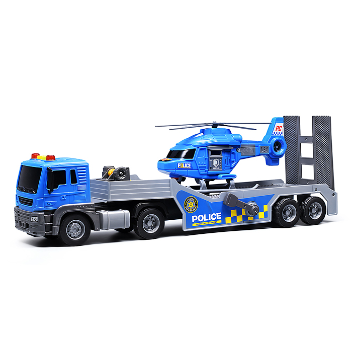 Фото к товару Машина JS202C-2 "Автовоз спецтехники" 1:16 (свет, звук) в коробк Машина JS202C-2 "Автовоз спецтехники" 1:16 (свет, звук) в коробк