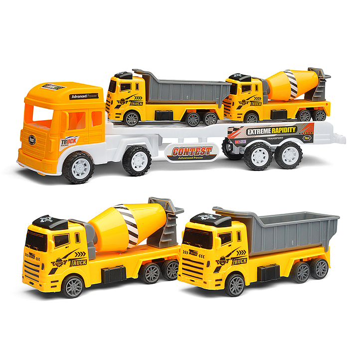 Автовоз 565-194B "Стройка" с техникой, под колпаком