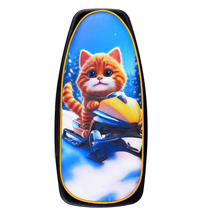 Фото к товару Игрушка Снегокат детский 111 "Mobile" с Т-образным толкателем и колесной базой (Котик на желтом снег Игрушка Снегокат детский 111 "Mobile" с Т-образным толкателем и колесной базой (Котик на желтом снег