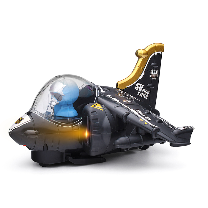 Фото к товару Самолет 286-28 "Истребитель" на батарейках, в коробке Самолет 286-28 "Истребитель" на батарейках, в коробке