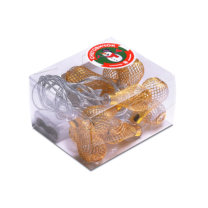 Фото к товару Электрогирлянда Стильные лампы, 2м, 10 ламп Электрогирлянда Стильные лампы, 2м, 10 ламп