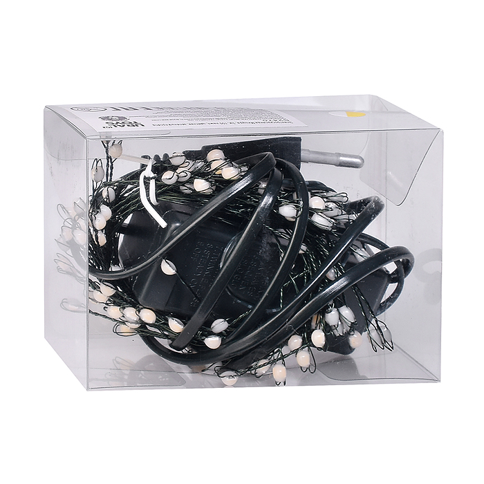 Фото к товару Электрогирлянда Мишура, 3м, 100 ламп, цветная, зеленый провод Электрогирлянда Мишура, 3м, 100 ламп, цветная, зеленый провод