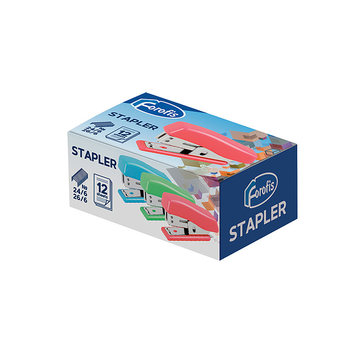 Фото к товару Степлер пластиковый 12лист. MINI с метал.механизмом (зеленый) Степлер пластиковый 12лист. MINI с метал.механизмом (зеленый)