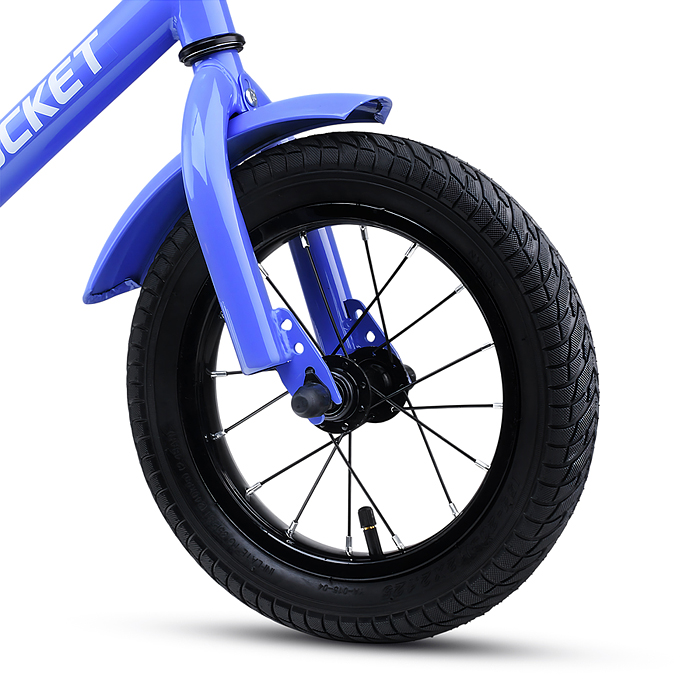 Фото к товару Велосипед 12" Rocket Gloss, цвет сиреневый Велосипед 12" Rocket Gloss, цвет сиреневый