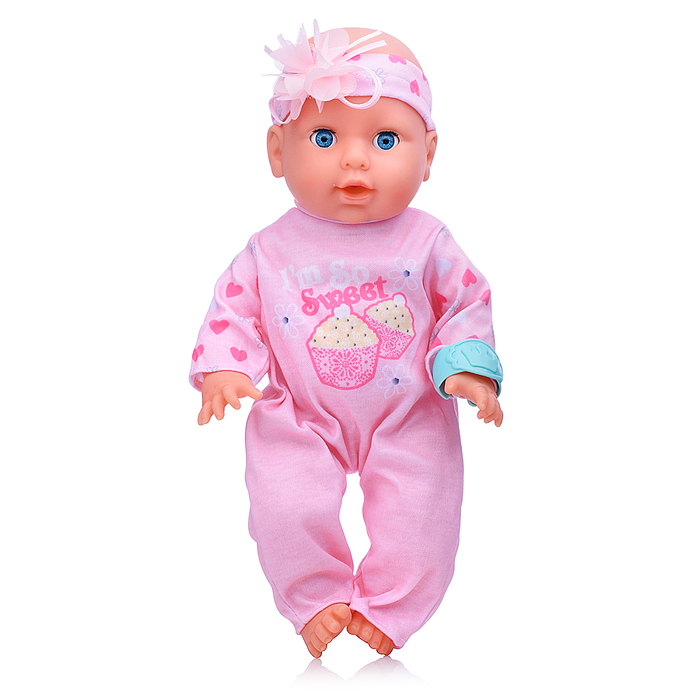 Пупс YL2535C-K "Аленка" доктор (пьет, писает) с аксессуарами, в коробке