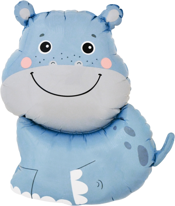 Шар (31''/79 см) Фигура, Бегемотик, 1 шт. в уп. Шар (31''/79 см) Фигура, Бегемотик, 1 шт. в уп.