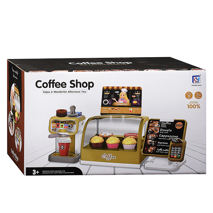 Фото к товару Игровой набор 818-275M "Coffee Shop" в коробке Игровой набор 818-275M "Coffee Shop" в коробке
