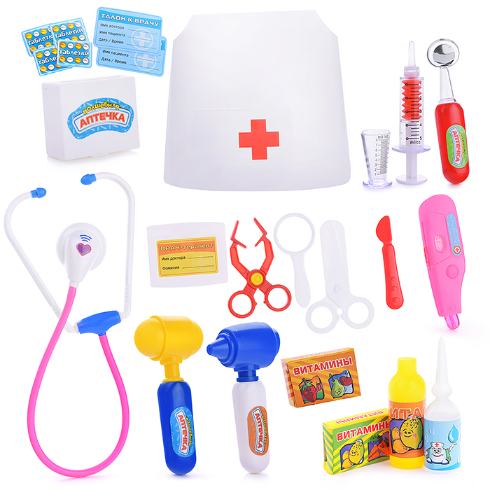Фото к товару Набор доктора 2554 "Волшебная аптечка", в чемодане (22 предметов) Набор доктора 2554 "Волшебная аптечка", в чемодане (22 предметов)