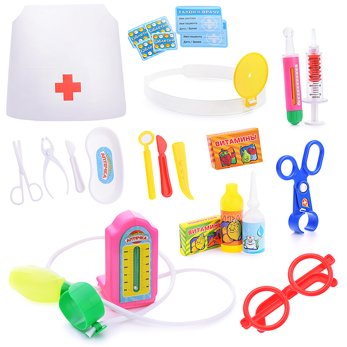 Фото к товару Набор доктора 2554 "Волшебная аптечка", в чемодане (22 предметов) Набор доктора 2554 "Волшебная аптечка", в чемодане (22 предметов)