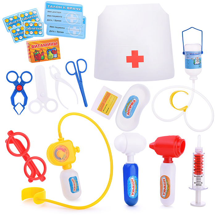 Фото к товару Набор доктора 2554 "Волшебная аптечка", в чемодане (22 предметов) Набор доктора 2554 "Волшебная аптечка", в чемодане (22 предметов)