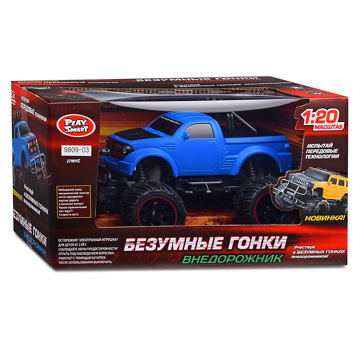 Фото к товару Машина 9809-03/04 "Внедорожник" р/у, в коробке Машина 9809-03/04 "Внедорожник" р/у, в коробке