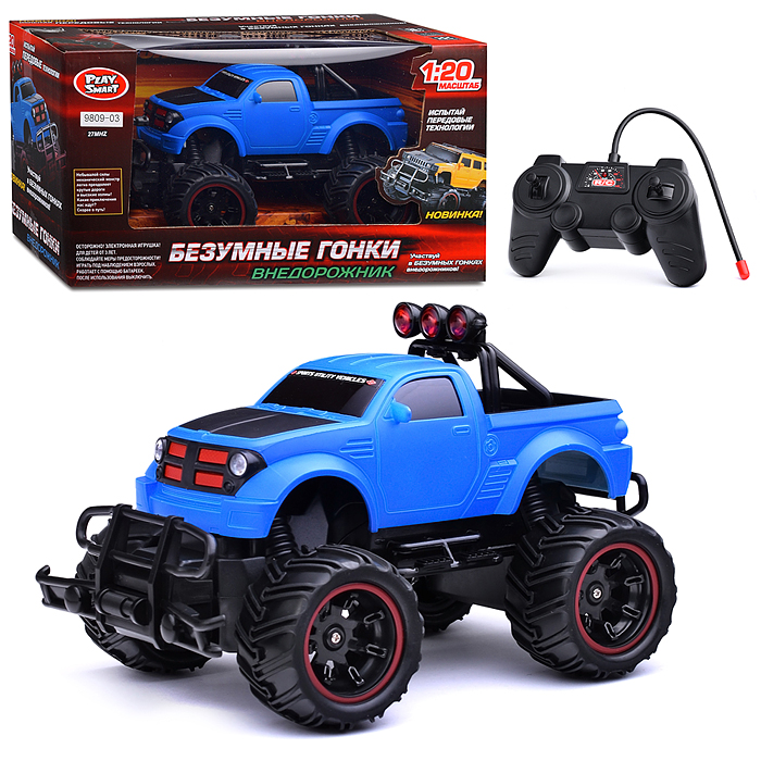 Фото к товару Машина 9809-03/04 "Внедорожник" р/у, в коробке Машина 9809-03/04 "Внедорожник" р/у, в коробке