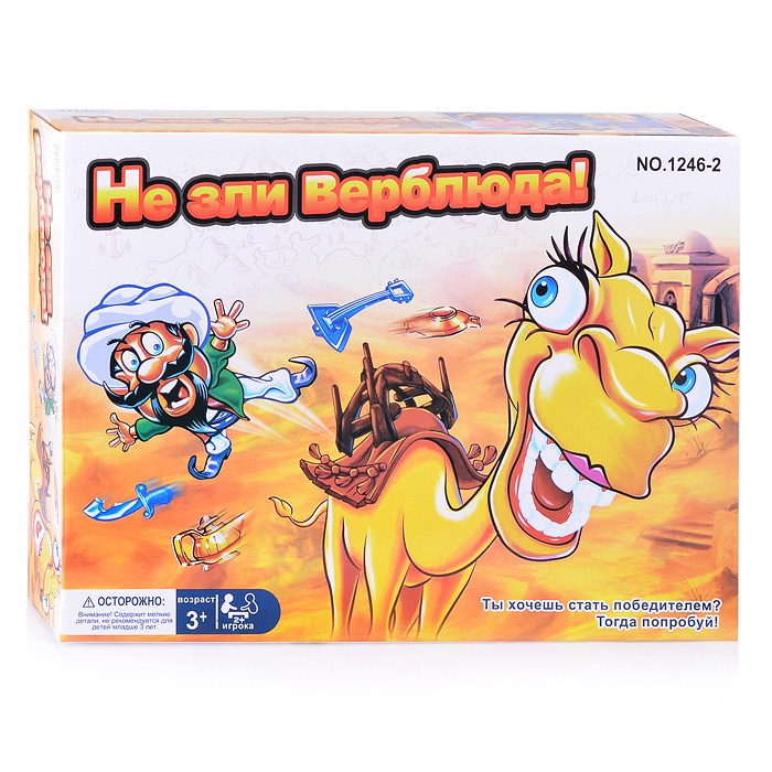 Настольная игра 1246-2 "Не зли верблюда" в коробке