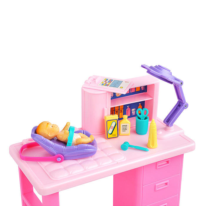 Фото к товару Набор мебели для кукол 9817 "Детский Врач" в коробке Набор мебели для кукол 9817 "Детский Врач" в коробке