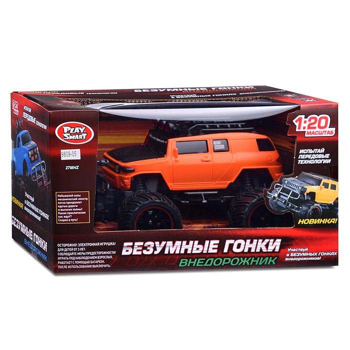 Фото к товару Машина 9809-05/06 "Внедорожник №2" р/у, в коробке Машина 9809-05/06 "Внедорожник №2" р/у, в коробке