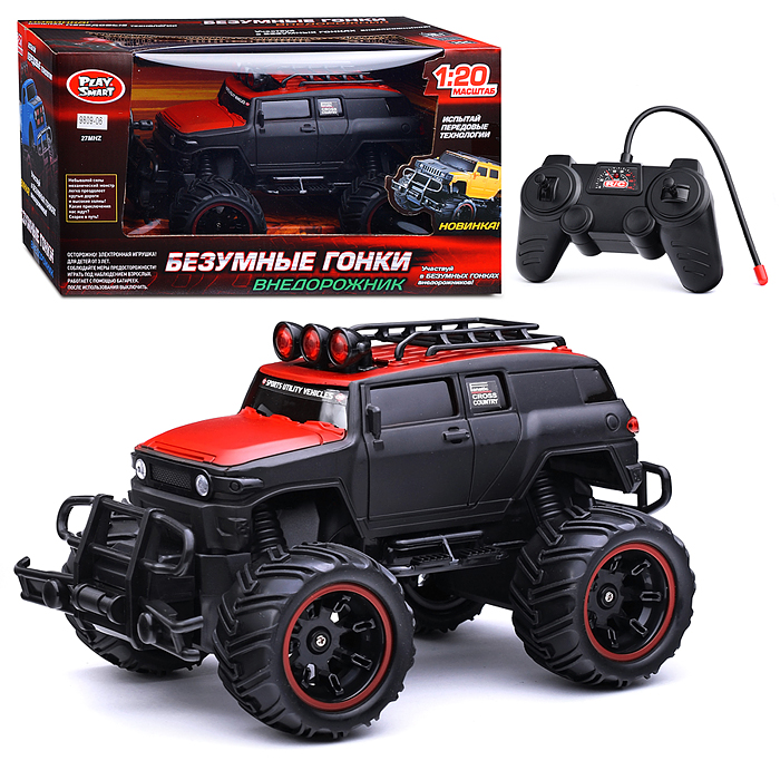 Фото к товару Машина 9809-05/06 "Внедорожник №2" р/у, в коробке Машина 9809-05/06 "Внедорожник №2" р/у, в коробке