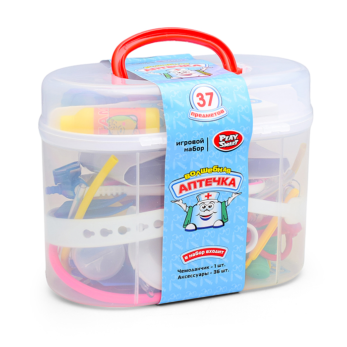 Фото к товару Набор доктора 2553 "Волшебная аптечка", в чемодане (37 предметов) Набор доктора 2553 "Волшебная аптечка", в чемодане (37 предметов)