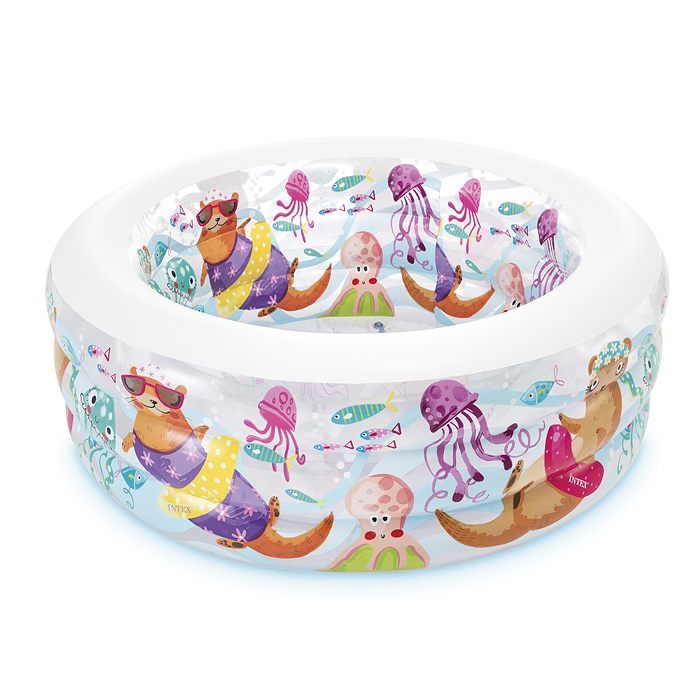 Фото к товару Бассейн надувной «Аквариум», 152 х 56 см, от 6 лет, 58480NP INTEX Бассейн надувной «Аквариум», 152 х 56 см, от 6 лет, 58480NP INTEX