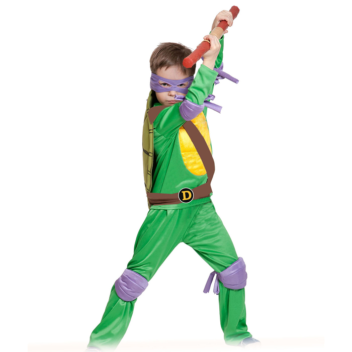 Изделие швейное "Набор карнавальный "Ниндзя Черепашка Донни" текстиль (рост 104-110) Изделие швейное "Набор карнавальный "Ниндзя Черепашка Донни" текстиль (рост 104-110)