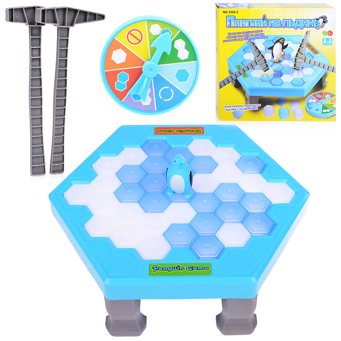 Настольная игра 1225-2 "Пингвин на льдине" в коробке