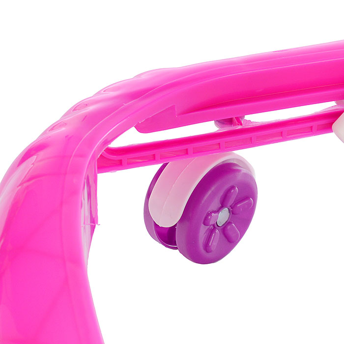 Ходунки 902-B-4 "Бабочка с цветочками" (розовый) в пакете