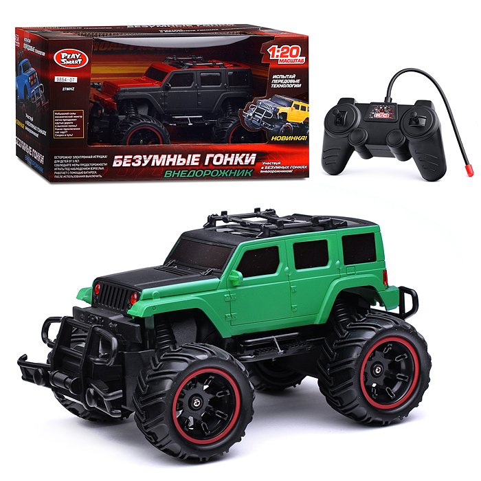 Машина 9854-07/08 "Внедорожник. Верное направление" р/у, в коробке