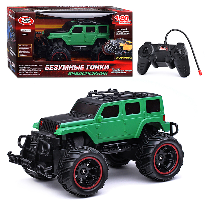 Фото к товару Машина 9854-07/08 "Внедорожник. Верное направление" р/у, в коробке Машина 9854-07/08 "Внедорожник. Верное направление" р/у, в коробке