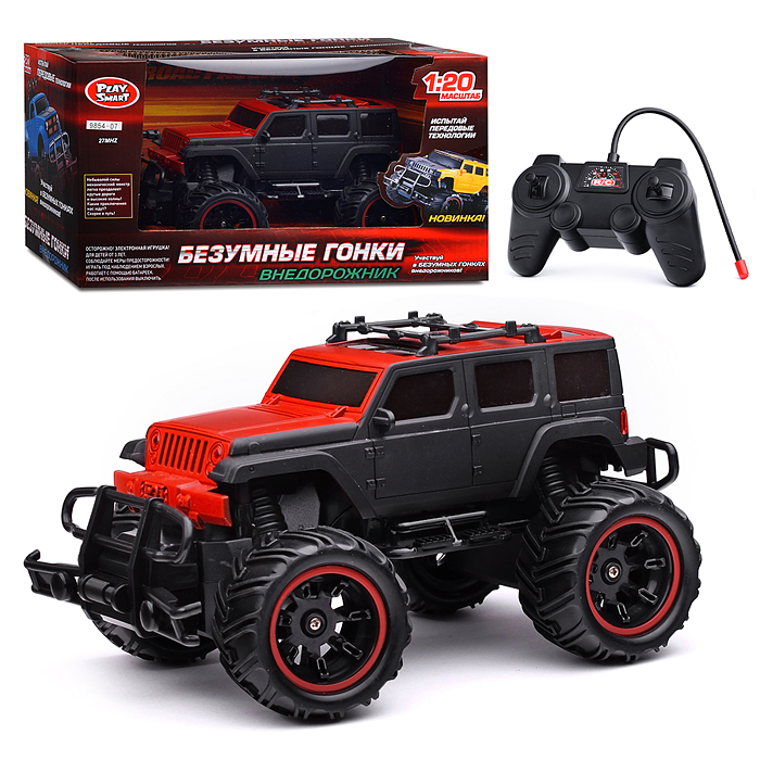 Фото к товару Машина 9854-07/08 "Внедорожник. Верное направление" р/у, в коробке Машина 9854-07/08 "Внедорожник. Верное направление" р/у, в коробке