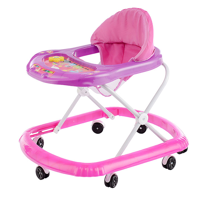 Ходунки 902-5 "Цветок" со звуком (розовый) в пакете Ходунки 902-5 "Цветок" со звуком (розовый) в пакете