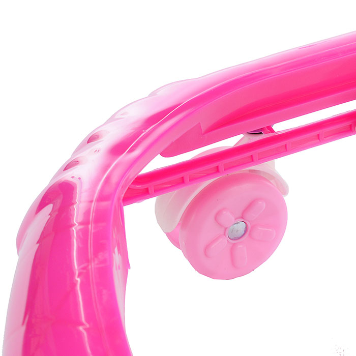 Ходунки 902-B-1 "Бабочка с цветочками" (розовый) в пакете