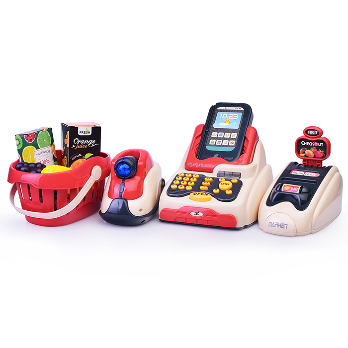 Фото к товару Игровой набор касса 668-92 "Магазинчик" (свет, звук) в коробке Игровой набор касса 668-92 "Магазинчик" (свет, звук) в коробке