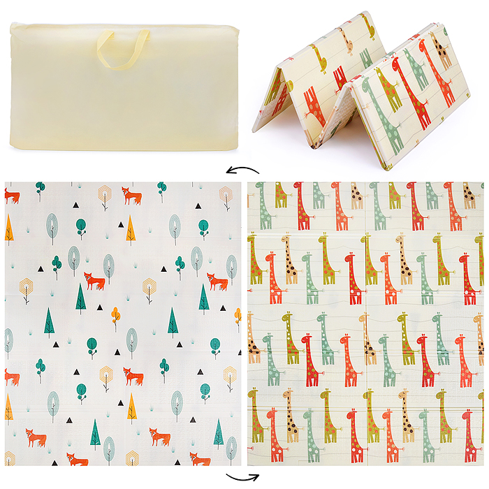 Коврик развивающий 00-2860 "Совушки-Подводные истории" (150*180* 0.8см) EVA