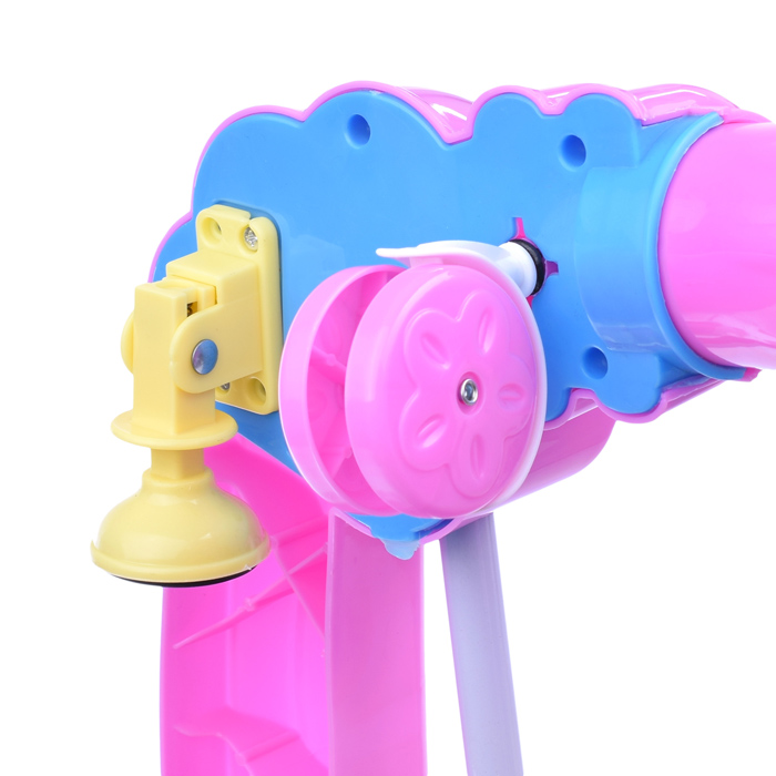 Ходунки 1611B-1 "Забавная мордашка" бело/розовые, в пакете