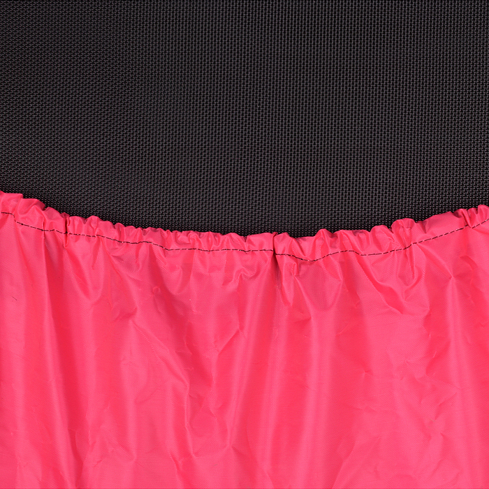 Фото к товару Батут ROCKET, d=140, внешняя сетка высотой 88 см., общая высота 122 см. розовый Батут ROCKET, d=140, внешняя сетка высотой 88 см., общая высота 122 см. розовый