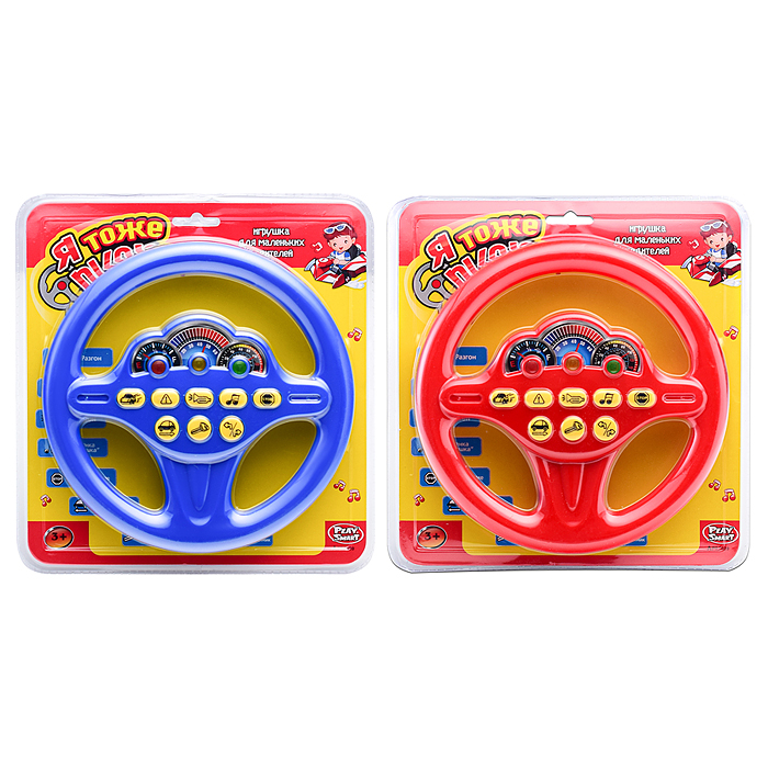 Руль 7039 "Маленький шофёр" на батарейках, на листе Руль 7039 "Маленький шофёр" на батарейках, на листе