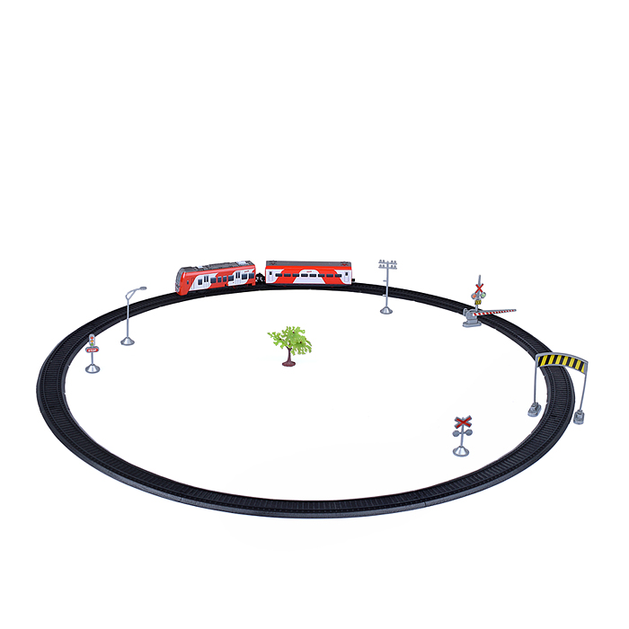 Фото к товару Железная дорога РЖД Ласточка р/у, (свет-звук, дл. пути 280см,) в коробке Железная дорога РЖД Ласточка р/у, (свет-звук, дл. пути 280см,) в коробке