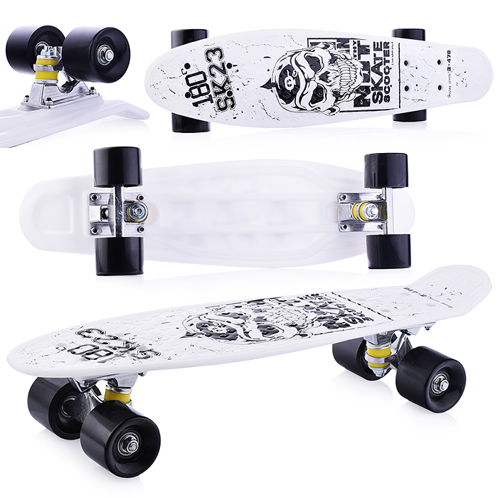 Фото к товару Скейт детский R0058 микс, в пакете Скейт детский R0058 микс, в пакете