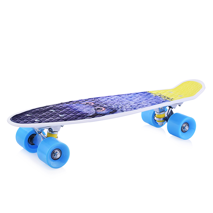 Фото к товару Скейт детский R0058 микс, в пакете Скейт детский R0058 микс, в пакете