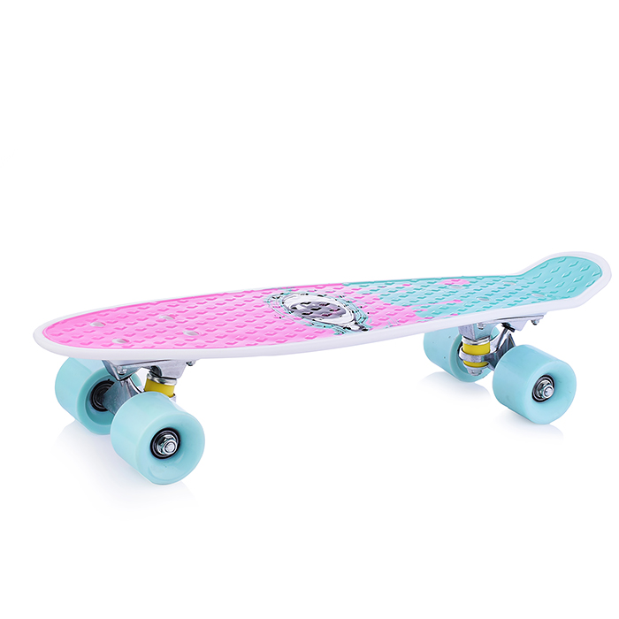 Фото к товару Скейт детский R0058 микс, в пакете Скейт детский R0058 микс, в пакете