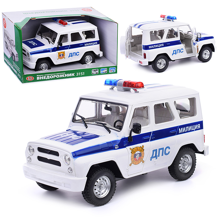 Машина 9122-B "Внедорожник. ДПС" в коробке Машина 9122-B "Внедорожник. ДПС" в коробке