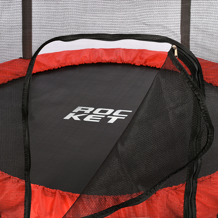 Фото к товару Батут ROCKET, d=140, внешняя сетка высотой 88 см., общая высота 122 см. красный Батут ROCKET, d=140, внешняя сетка высотой 88 см., общая высота 122 см. красный