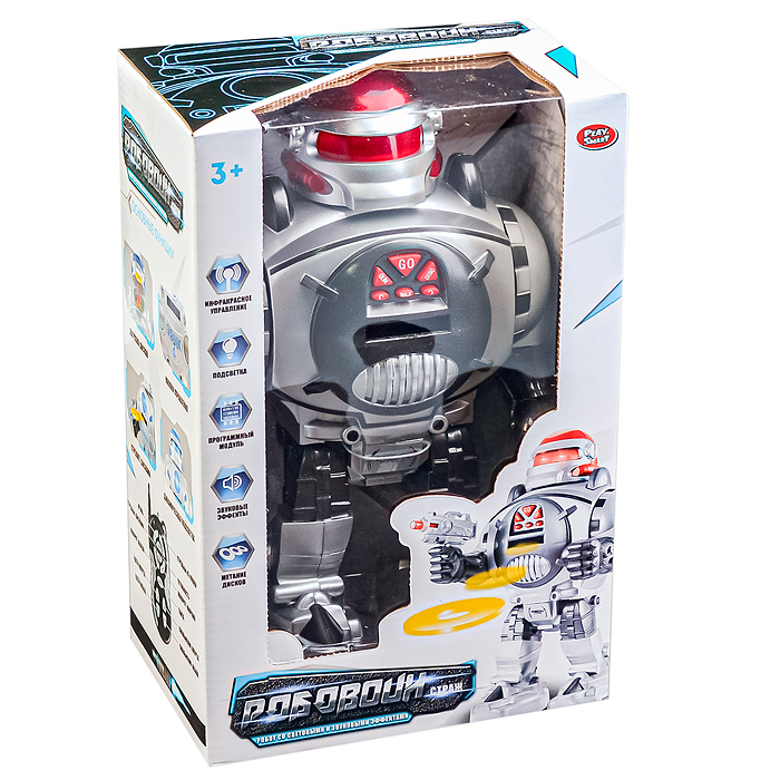 Фото к товару Робот 9895 "Рон" р/у, 27MHz, в коробке Робот 9895 "Рон" р/у, 27MHz, в коробке