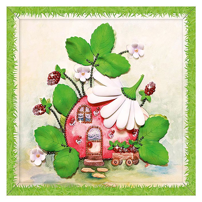 Фото к товару Мозаика из пайеток "Земляничный аромат " Мозаика из пайеток "Земляничный аромат "