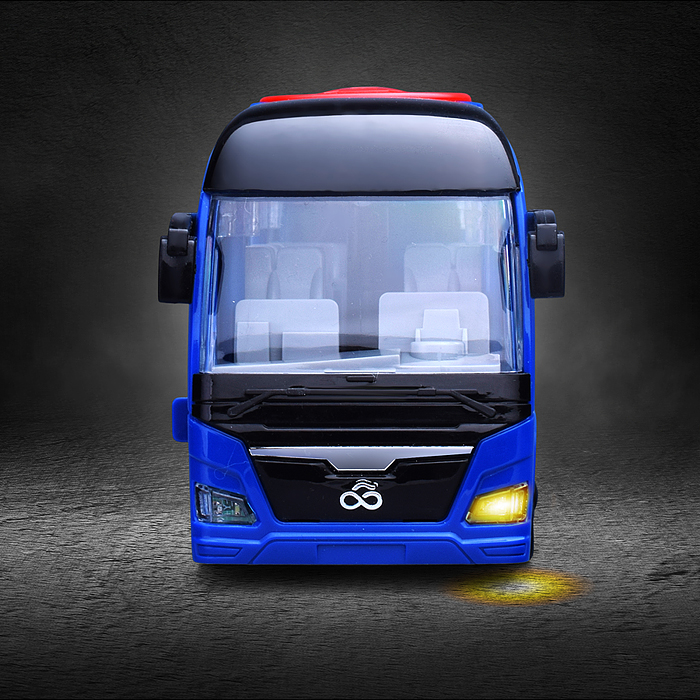 Автобус WY1107A "Туристический" 1:16 ( свет, звук) в коробке
