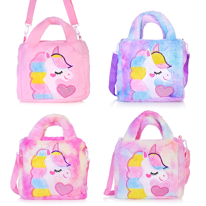 Сумка детская M1166 "Сказочный единорог" 23*23*5 см.