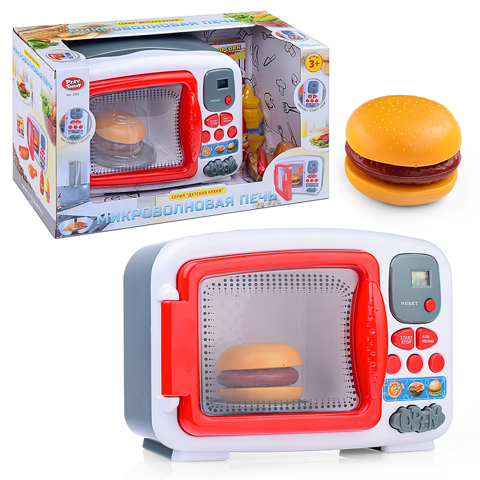 Бытовая техника 2302 "Микроволновая печь" на батарейках, в коробке